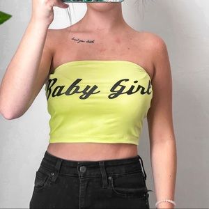 “Baby Girl” Bandeau Top